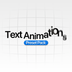 Text Animations Preset Pack