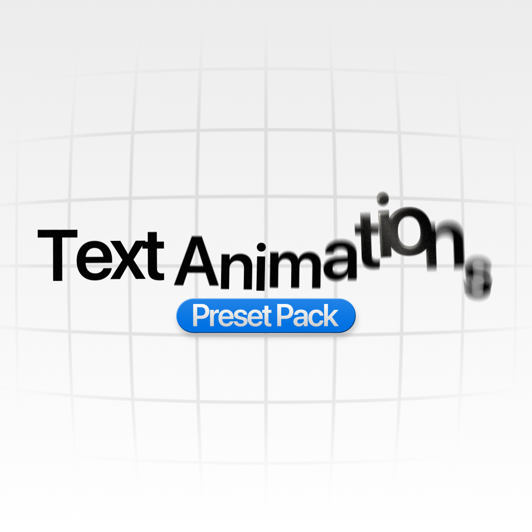 Text Animations Preset Pack
